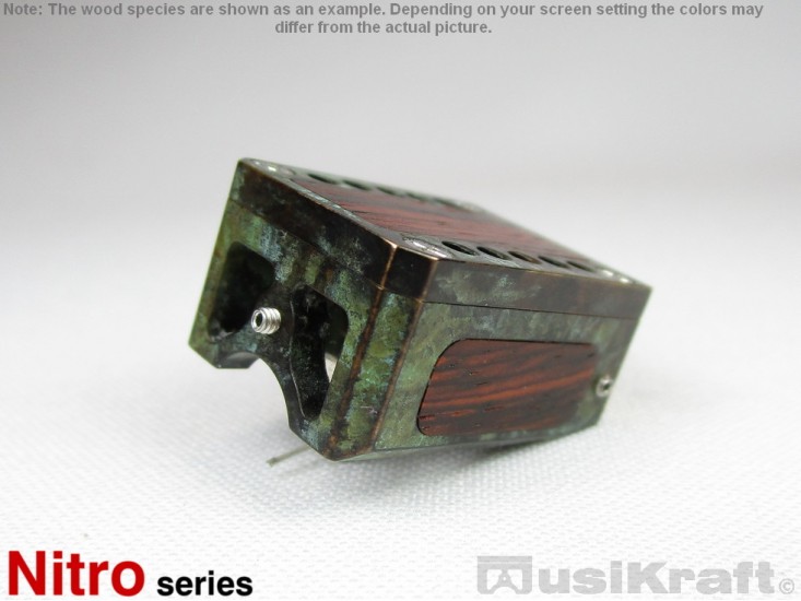 Audio MusiKraft Copper and Iron Nitrate Patinated Bronze Nitro 1 Cartridge